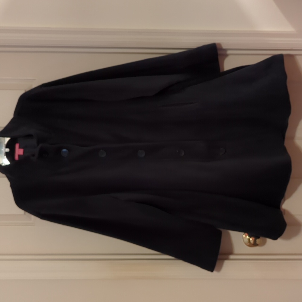 Plus Fleece Swing Coat Black 30/32